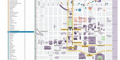 Phoenix Vallée de la carte du métro
